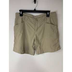 The North Face Hiking Shorts Outdoor Lightweight Khaki Shorts Women's